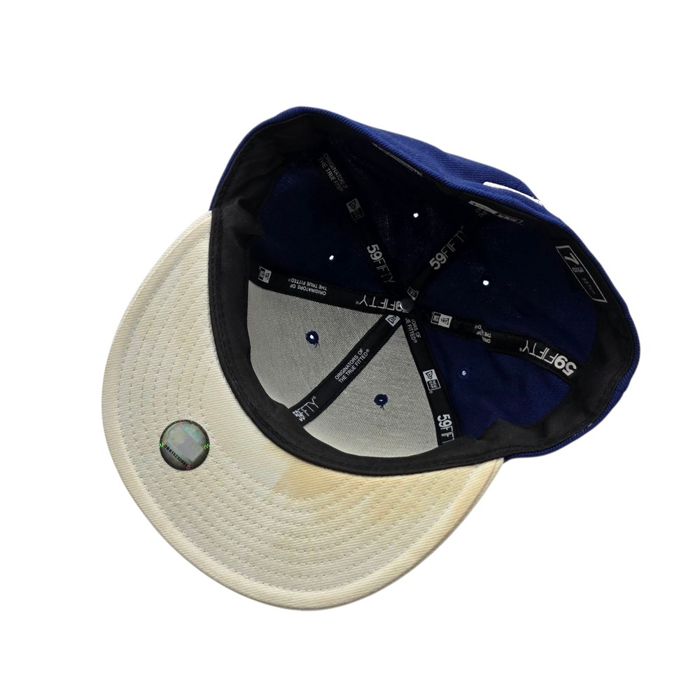 Atlanta Braves New Era 59FIFTY Fitted Baseball Cap Hat‎ Cooperstown Men's 7 3/8 - Picture 4 of 5